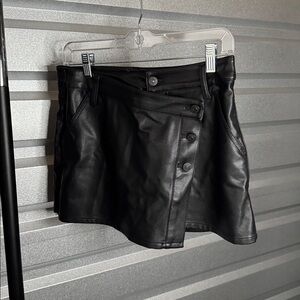 Free People We The Free Wynne Vegan Skirt - Black, Size 25